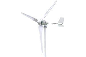 Bayoung 48V/AC Wind Turbine Generator, 2000W Wind Power Generator With MPPT Controller, 3 Nylon Fiber Blades, Auto Adjust for Terrace, Marine, Motor Home, Chalet, Boat