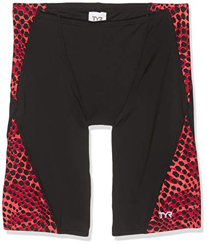 TYR Men's Swarm Male Performance Blade Splice Jammer, red, 30