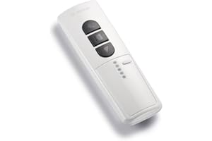 Becker Centronic EasyControl EC545-II Handsender weiß – 5-Kanal Fernbedienung für Rollläden & Roto Dachfenster – mit Wandhalterung & hoher Reichweite – Nur kompatibel mit Centronic System Centronic