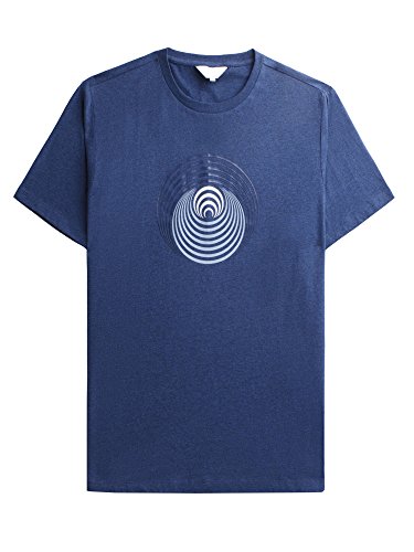 Ben Sherman Herren T-Shirt Optical Target Tee, Blau (Blue 150), Large Ben Sherman Herren T-Shirt Optical Target Tee, Blau (Blue 150), Large