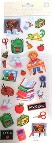 Dekoset zum Schulanfang 2 x Girlanden + 8 x Luftballons + 3D-Sticker - 9