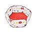 Produktbild TjcmSs Ball Pool Sechseck Polka Dot Pit Kugel Spielen Zelt Einfach Zusammenklappbar Tragbar für Baby Kids