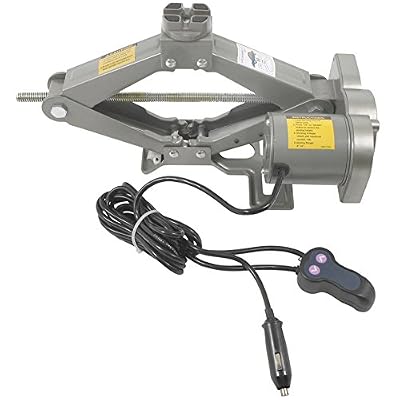 Fishtec Cric Electrique 12V - Acier - Soulève jusqu'à 1 500 kg