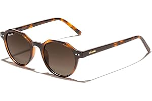 D.Franklin - Lunettes de soleil unisexes avec verres de protection UV - Polarisées - Modèle ultra-light-s-round