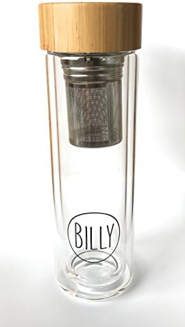 Billy Portable Flask - Brew Loose Leaf Tea, Teabags and Coffee on the go - 450ml - As seen on TV.