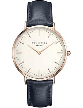 ROSEFIELD The Bowery White Blue Rosegold Armbanduhr BWBUR-B14