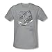 Produktbild Jaws - Männer wie Puppenaugen T-Shirt in Silber, Large, Silver