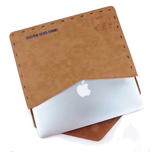 13 – 13,3 Zoll art&cherry© Schutzhülle / Tasche / Sleeve / Cover im aufwendigen Breifdesign für Notebook / Ultrabook / Laptops wie z.B. Apple MacBook Pro Retina Air , LENOVO IdeaPad U330 , Fujitsu LIFEBOOK S904 LIFEBOOK T904 E734 E733 , HP ProBook 430 G2 , Toshiba KIRA-101 - 4