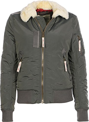 Preisvergleich Produktbild Alpha Industries Injector III Damen Jacke Dunkelgrau M