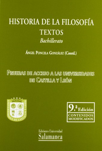 Historia de la filosofia (9º ed,) textos bachillerato