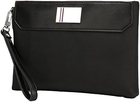 Men 's Handbag Fashion Oxford Cloth Handbag Wrap Purse,Black-OneSize