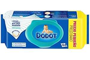 Procter & Gamble TOALLITAS DODOT AZUL PARA BEBES 64 UNIDADES