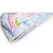 Foldable Baby Canopy Mosquito Anti-Bug Crib Net Tents Bed with Mattress Cushion and Pillow Blue