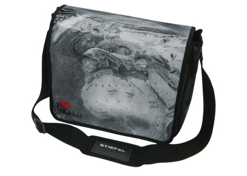 Preisvergleich Produktbild World Bag - Welt schwarz / weiß (Umhängetasche)