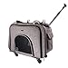 Produktbild WLDOCA Transporttasche aus Nylon für Damen Hunde Katzen Belüftung des Transportwagens 58 * 38 * 32 cm,Gray