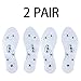 Produktbild Upxiang 2 Paare Transparente magnetische Abnehmen Schlankheits-Fußkissen Einlegesohlen Einlegesohlen Breathable desodorierende Sweatproof bequeme Massage Einlegesohlen für Mann-Frauen(27cm / 44 Yards)