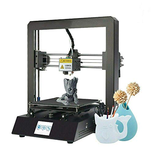 Colorfish A12 3D-Druckerkit Aluminiumrahmen Einfache Installation für 1.75 mm TPU PLA ABS Filamente,Die Druckfläche beträgt 210 x 210 x 205 mm (A12 3D)