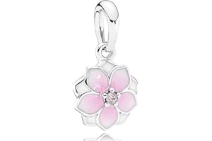 Panderu Charm Anhänger Damen 925 Sterling Silber für Armband Charms Beads passend für Pandora Armband und Halskette, Kompatibel mit Europäischen Armbänder für Frauen Mädchen C1