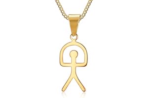 BOBIJOO Jewelry - Pendentif Indalo Homme Femme Chance Espagnol Gipsy Acier Or Doré Plaqué Chaîne