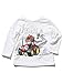 M&Co Baby Boys Long Sleeve Soft Cotton Hello Tractor Print Casual T-Shirt White 18/24 Mnth