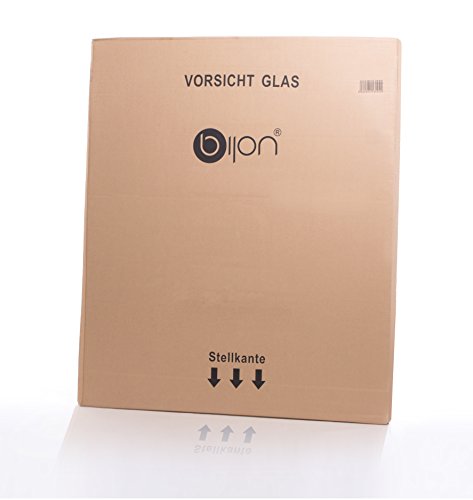 6mm Kamin Glasbodenplatte – Tropfenbogen 1100 x 1100mm – 18mm Facette // kostenloser Versand - 5