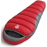 Goocamp Kırmızı -14,3&deg; Mumya Tipi Uyku Tulumu 220x80x55cm