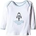 Rockin' Baby Baby-Boys Rocket Applique T-Shirt, White, 9-12 Months
