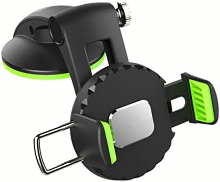 Car Phone Mount Windshield And Central Control Dashboard Universal 360° Rotation,Green