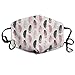 Produktbild Nicegift Anti-Dust Mask Fashionable Feathers Anti-Pollution Washable Wiederverwendbar Mouth Masks