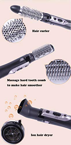 Curling Brush Set Hot Air Brush Multi Function Electric Hair Blow Dryer Brush Straightener   Curler Brush  Ceramic Tourmaline Anti-scald Salon-Style Curling Iron Tools