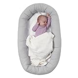 BabyDan Cuddle Babynest (0 bis 6 Monate, Grau) - 2