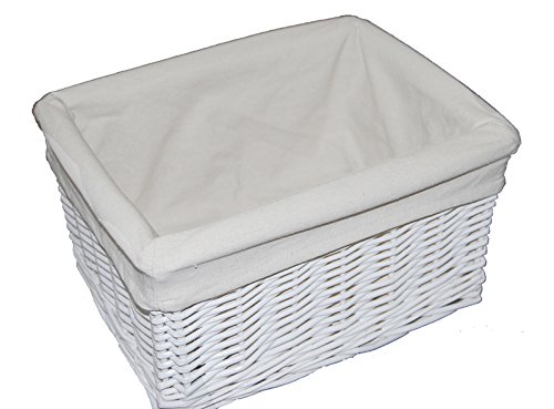 Ablagekorb Korbset weiss 30×24 H.16 3Stück 3x08WRt03-a - 2