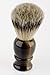 23 mm Horn Resin Silvertip Badger Brush