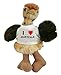 Produktbild Personalisierter Strauß Plüsch Spielzeug mit T-shirt mit Aufschrift Ich liebe Martella (Vorname/Zuname/Spitzname)