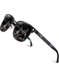 ATTCL Herren Polarisierte Sonnenbrille Al-Mg Ultra Light Metall Rahmen