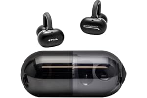 Moondrop Pill Słuchawki douszne Bluetooth 6.0 OWS wiszące słuchawki IPX4 otwarte zaczep na ucho bezprzewodowe słuchawki douszne wbudowane AI ENC MD-0WS-003 (czarne)