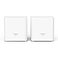 Tenda Nova AX1500 Wi-Fi 6 Mesh System MX3 - Covers up to 2500 sq.ft - Whole Home WiFi 6 Mesh System - Gigabit Mesh Router for 80 Devices - Dual-Band Mesh Network - 2 Pack