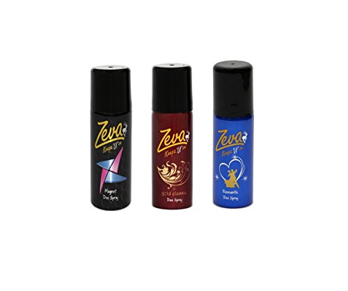Zeva Deodorant WITHOUT ALCOHOL BodySpray for Men,Women Giftset UNISEX comboset-MTGCRT-45 RS.184 (63.00% Off) - Amazon