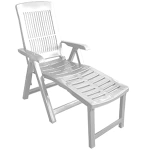 Klappbarer Liegestuhl Gartenstuhl Klappstuhl 5 Positionen Deckchair