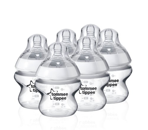 Tommee Tippee Closer to Nature 150 ml/5fl oz Feeding Bottles (6-pack)