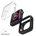 Produktbild Oittm TPU Hülle mit 2 PC Case mit Displayschutz für Apple Watch Series 3 42mm mit 360 Grad Schutz TPU Schutzhülle für Apple Watch Series 3 42mm mit Rahmenschutz PC Cover für Apple Watch Series 3 42mm (Schwarze TPU Rahmenhülle und Durchsichtige PC Case)