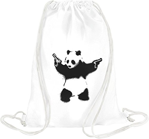 Preisvergleich Produktbild Panda Stencil Drawstring bag