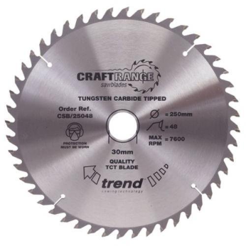  Trend CSB/21548 Craft Saw Blade 215mm x 30mm - Silver 