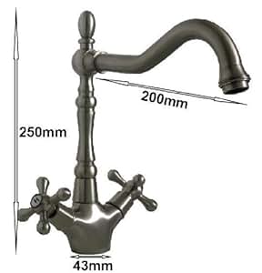 Nostalgie Retro Küchen Armatur Wasserhahn im Landhausstil: Amazon.de