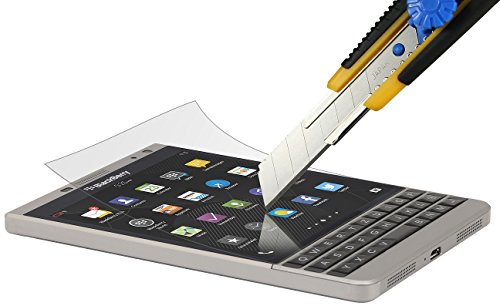 StilGut Displayschutzfolie Panzerglas für BlackBerry Passport Silver Edition (2er-Pack) - 2
