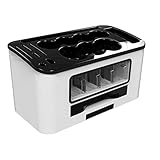 MTX Ltd Supports De Rangement Pour La Cuisine Ustensiles De Cuisson Supports Pour Condiments Assaisonnement en Plastique Étagères De Rangement Étagères À Outils Tablettes Fournitures, c
