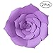 Produktbild BESTOYARD 2 stücke 30 cm Papier Blume Party Favor Büttenpapier Blume für Hochzeit Dessert Station Braut Veranstaltungen Dekoration (Lavendel)