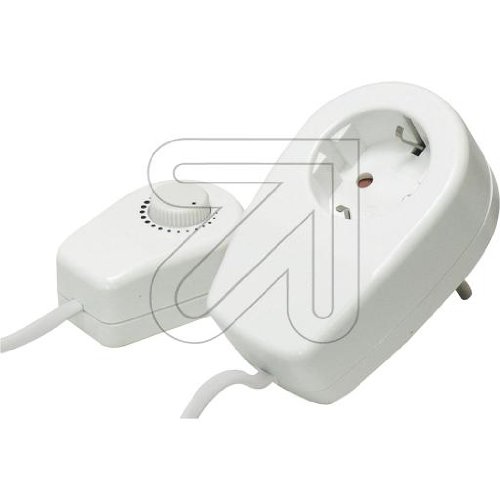 Preisvergleich Produktbild Steckdosen-Zwischendimmer 230V weiß mit 1,4m Zuleitung