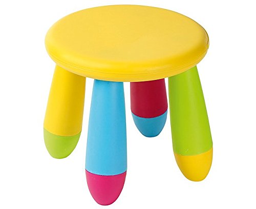 Child's Rainbow Coloured Nursery Stool - Suitable for Indoor and Outdoor Use