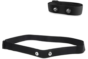 TF TALAFIT | Ceinture Cardio Remplacement | Sangle Élastique Réglable | Cardiofrequencemetre | Mesure du Rythme Cardiaque | Moniteur de Fréquence Cardiaque | Poitrine pour Garmin, Wahoo Sport, Polar